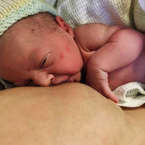 sq penny newborn skin to skin